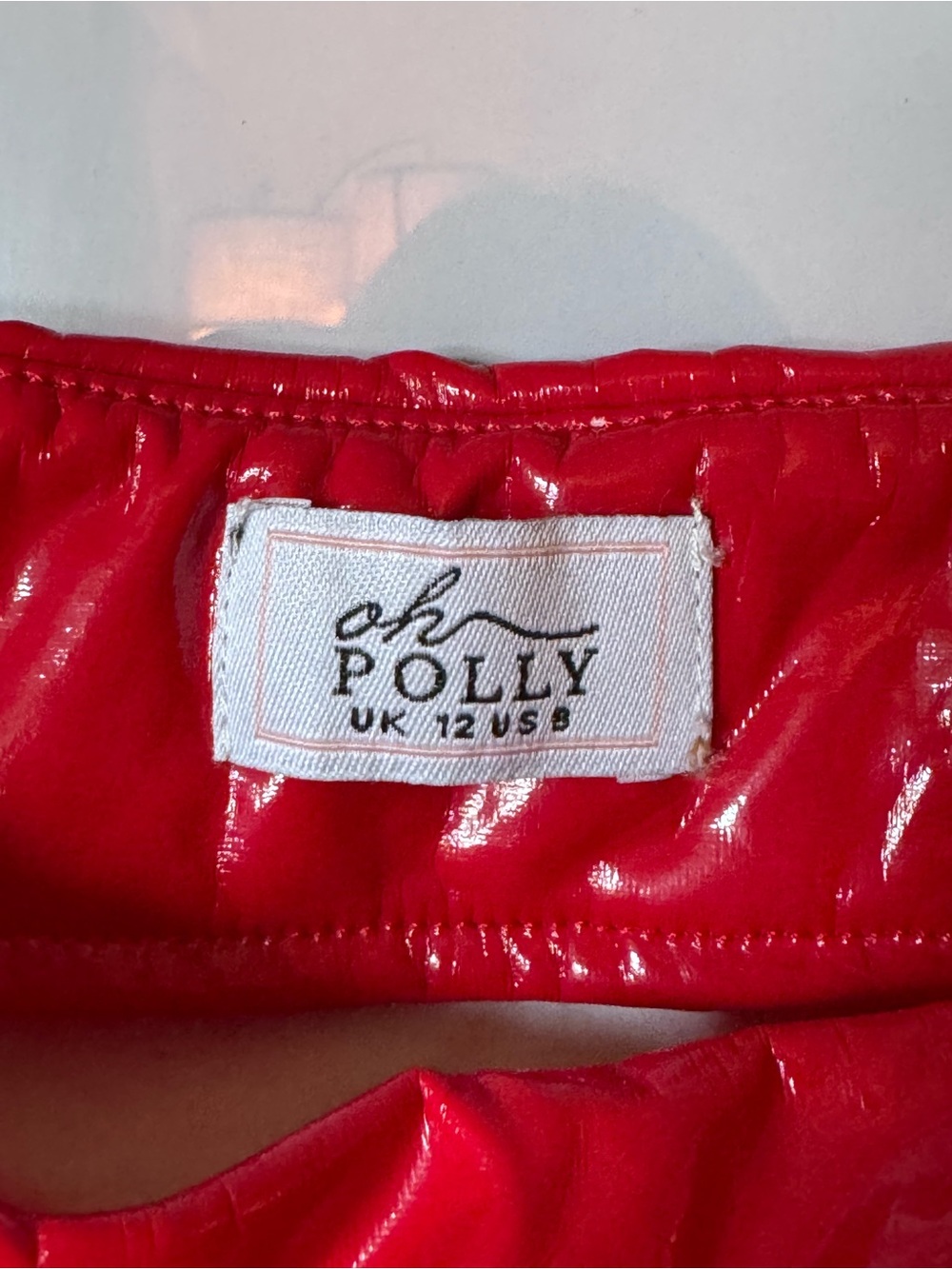 Oh Polly Red Skirt - Picture 3 of 3